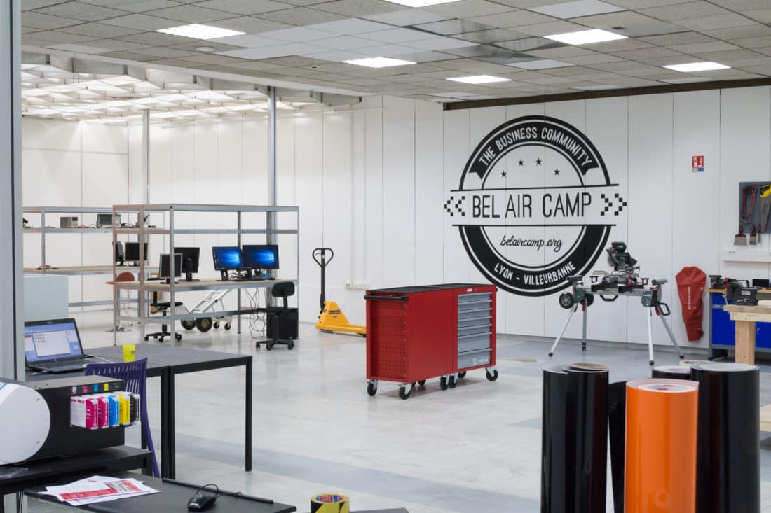 entreautre agence design - tiers lieu start-up hardware - Lyon - Bel Air Camp